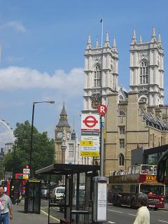 The London Eye, Westminster Abbey en de Big Ben