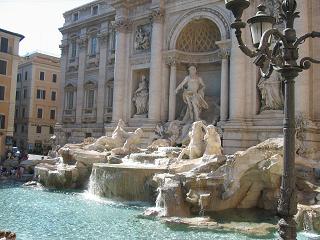 de Trevi Fontein...