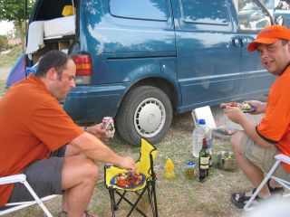 Het vlees was gaar!