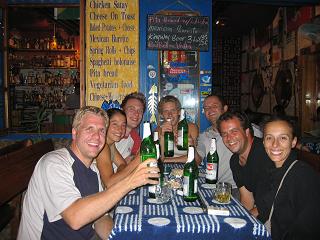 Julian, Erika, Rob, Erik, Leon, Michiel en Maria