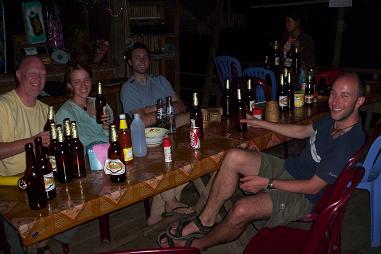 Simon, Marianne, Will en Chris