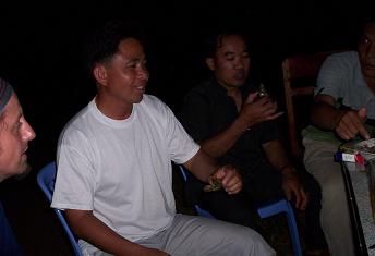 De Lao Lao (lokale whisky) ging rond