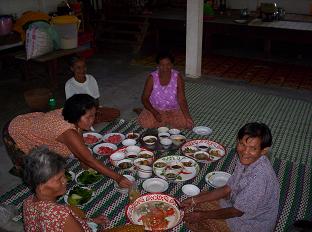 Eten met de hele familie