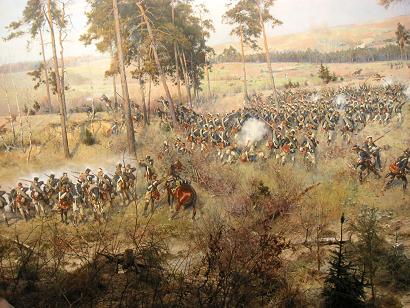 Het panorama- schilderij