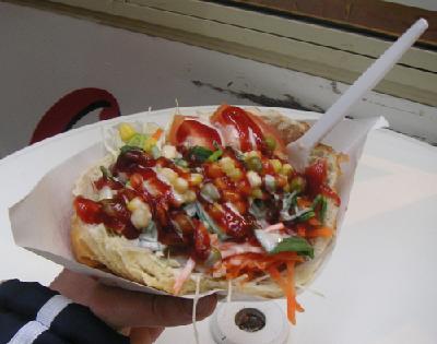 Weer lekker veel eten op straat