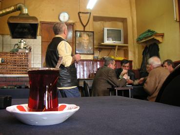 Dat kleine cafe aan de haven