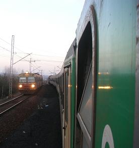 Met de trein, weer...