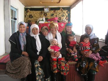 Drie generaties vrouwen van de familie...