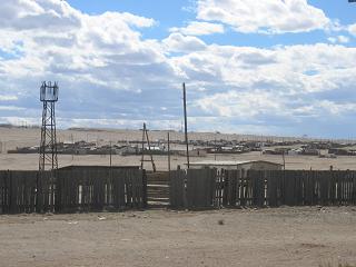 Een stadje midden in de Gobi