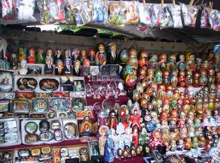 Een paar Matryoshka poppen...